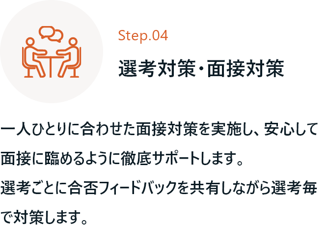 選考対策・面接対策
